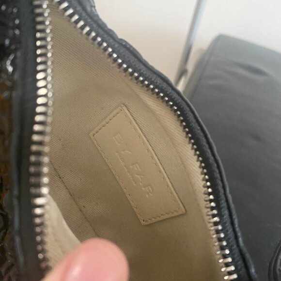 BY FAR Textured Black Shoulder Bag - Picture 5 of 7